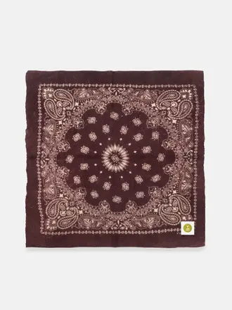 Von Goat Bandana Calvina Paisley Burgundy