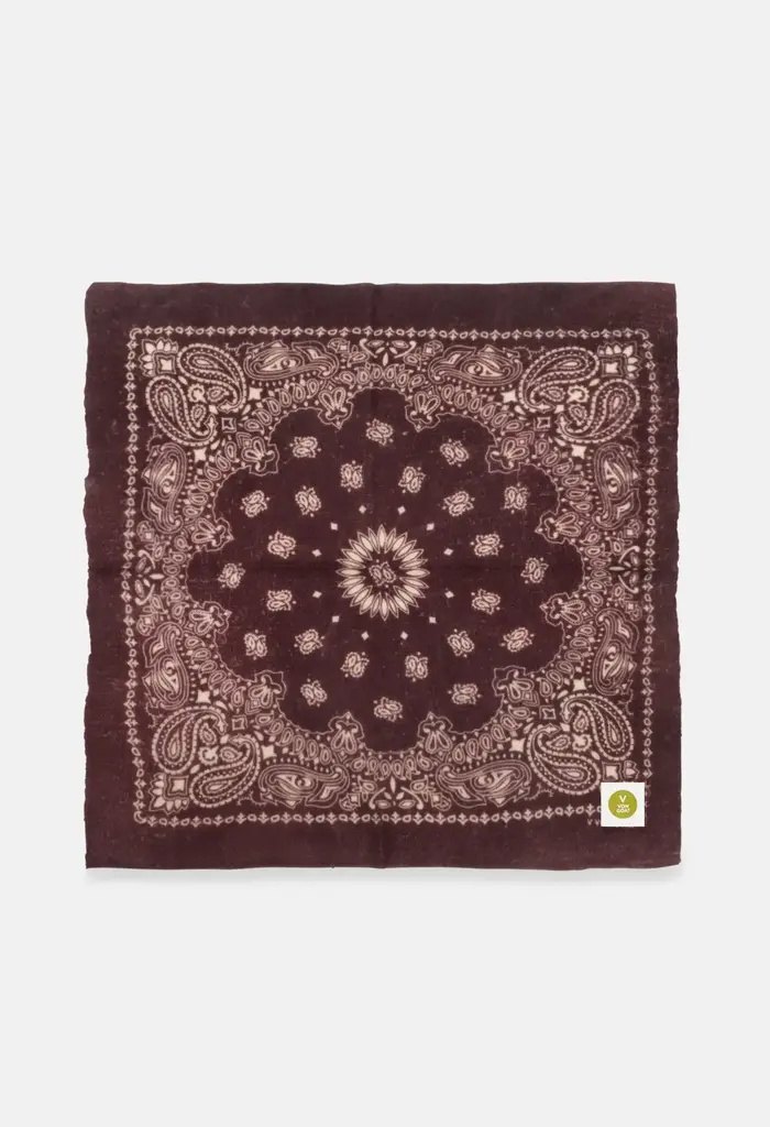 Von Goat Bandana Calvina Paisley Burgundy