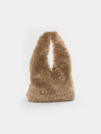 Knit-ted Furry Bag Hazel