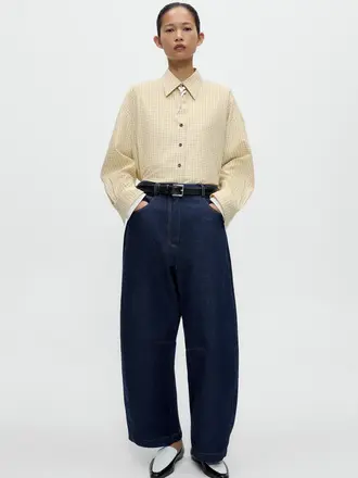 Cordera Curved Baggy Jeans