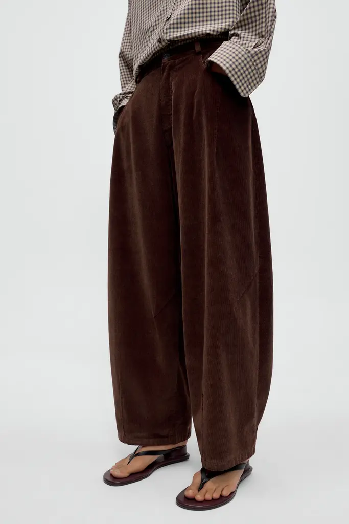 Cordera Corduroy Baggy Pants