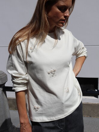 Cordera Embellished Long Sleeve Tee