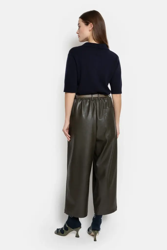 Ame Antwerp Kick Fake Leather Pants