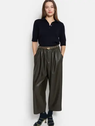 Ame Antwerp Kick Fake Leather Pants