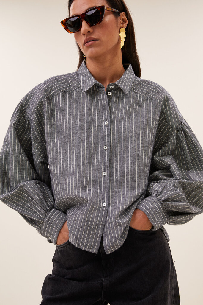 By Bar Sarah Stripe Blouse