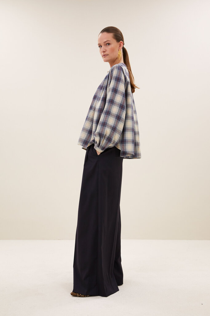 By Bar Nyka Check Blouse