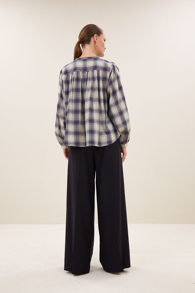 By Bar Nyka Check Blouse