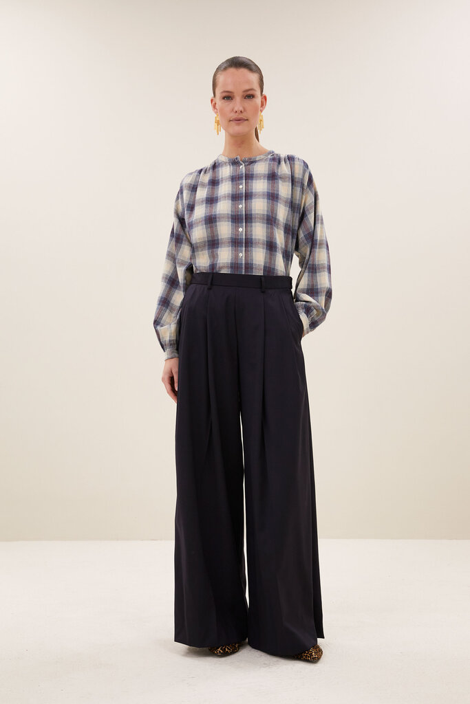 By Bar Nyka Check Blouse