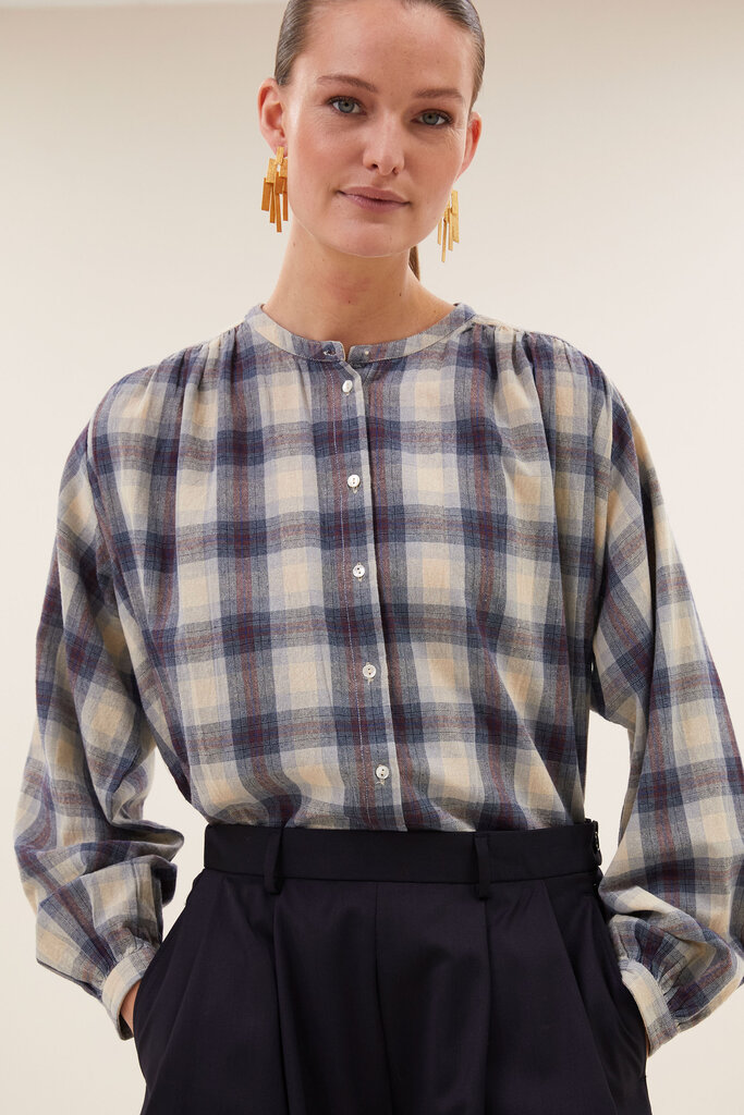 By Bar Nyka Check Blouse