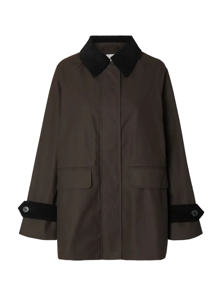 Selected Wilma waxed jacket