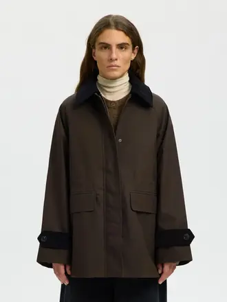 Selected Wilma waxed jacket