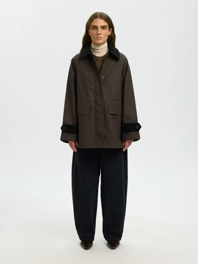 Selected Wilma waxed jacket