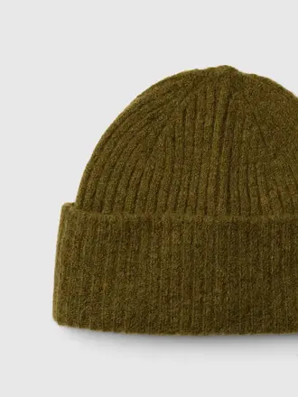 Selected Lulu Beanie Fir Green