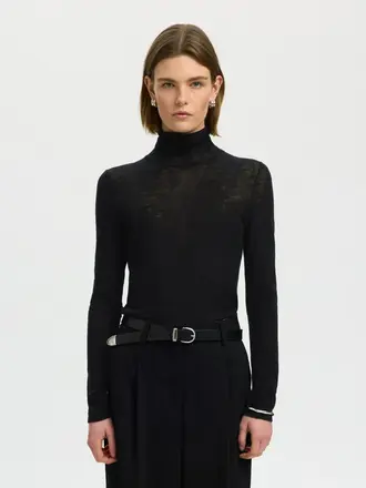 Selected Vendy Wool Roll Neck