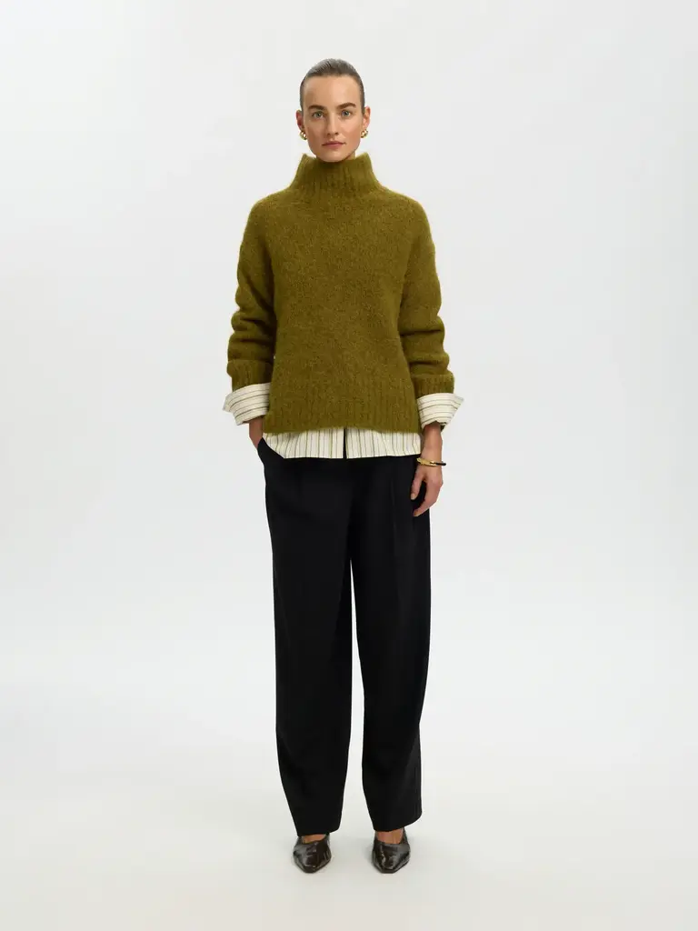 Selected Gabriella Knit High Neck