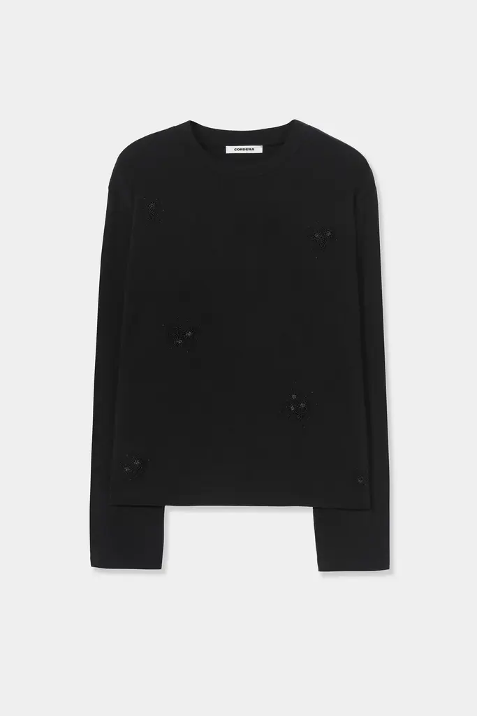 Cordera Embellished Long Sleeve Tee
