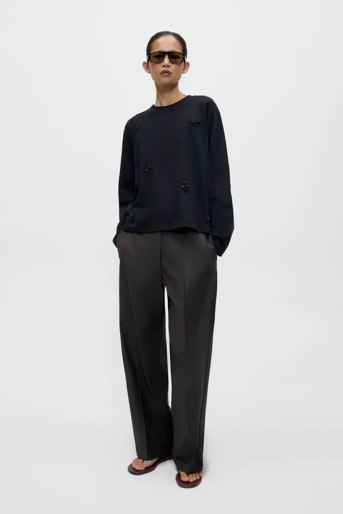 Cordera Embellished Long Sleeve Tee