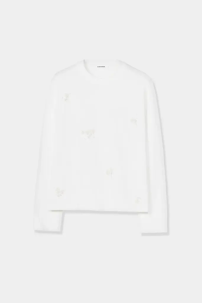 Cordera Embellished Long Sleeve Tee
