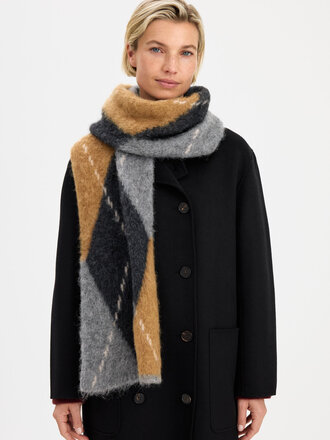 Filippa K Alpaca check scarf