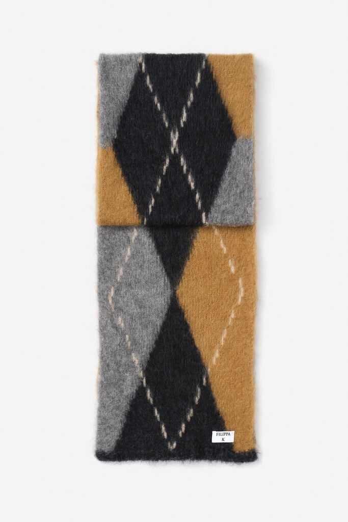 Filippa K Alpaca check scarf