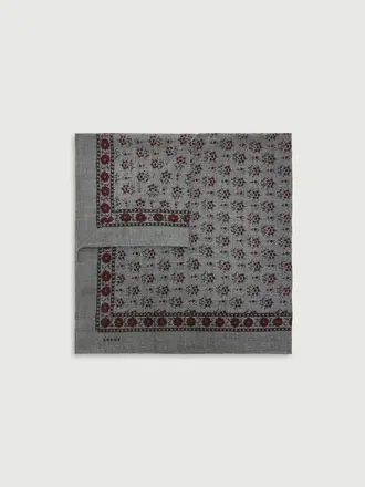 Soeur Foulard D Classiq Gris Fronce Kaki