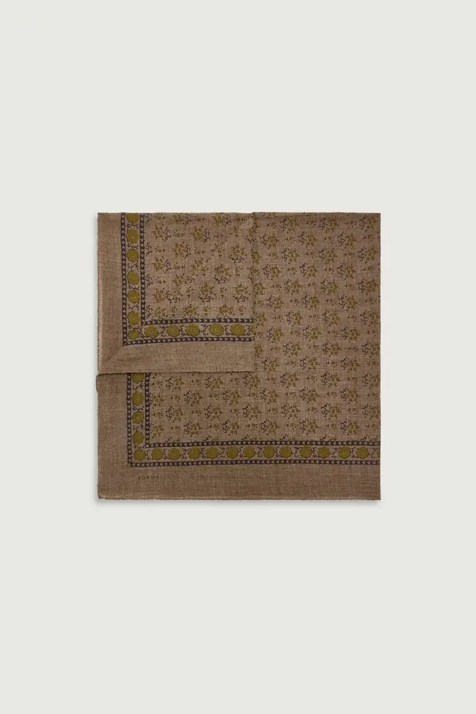 Soeur Foulard D Classiq Taupe Chine Kaki