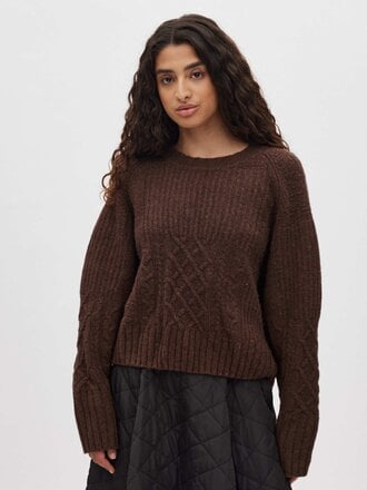 Rabens saloner Baze Cropped Sweater