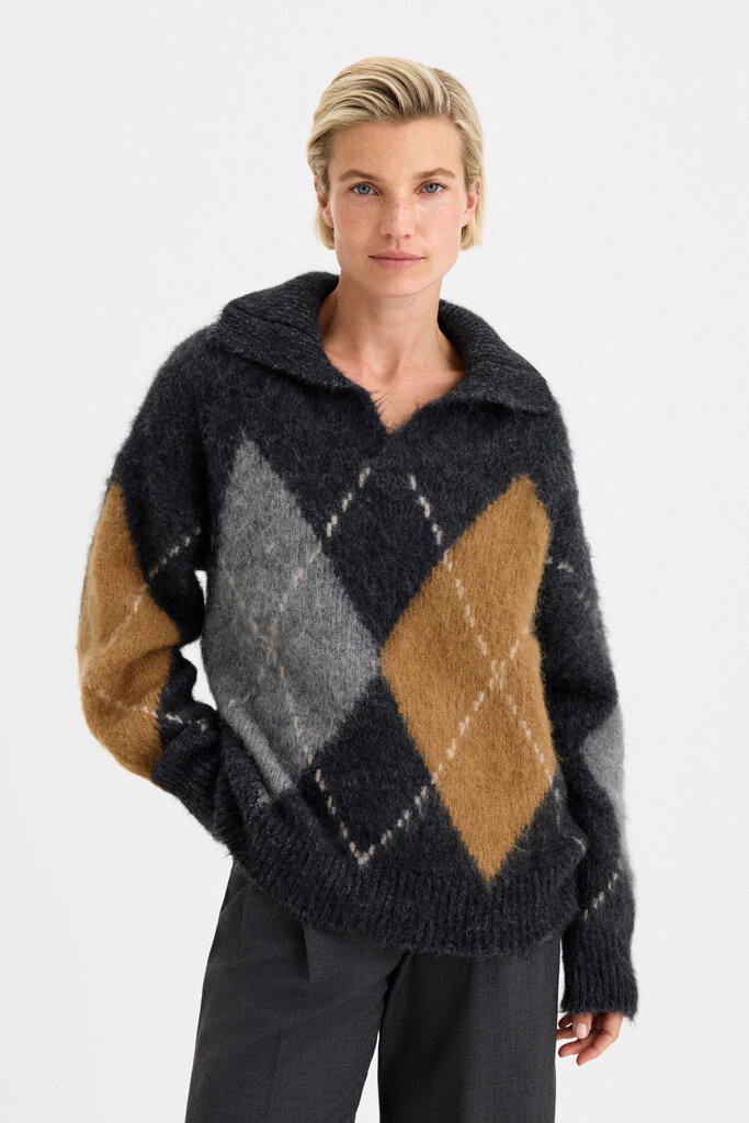 Filippa K Alpaca Check Sweater