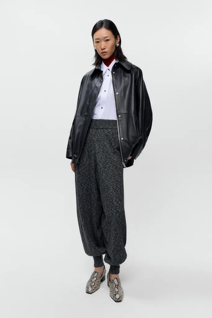 Cordera Cotton Flecked Pants