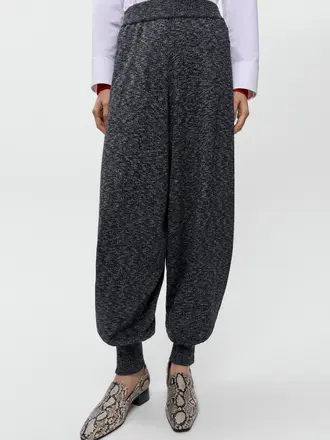 Cordera Cotton Flecked Pants