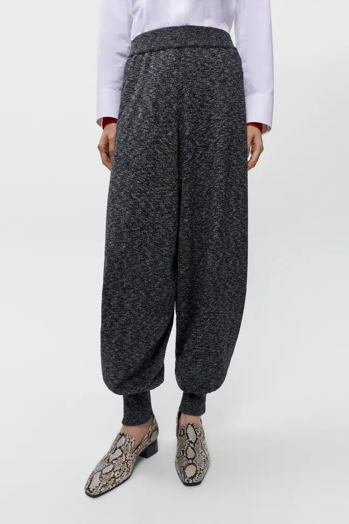 Cordera Cotton Flecked Pants