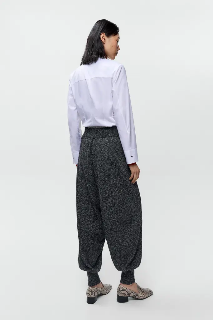 Cordera Cotton Flecked Pants