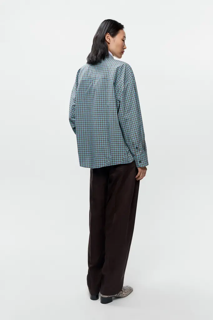 Cordera Checked Oversized Shirt