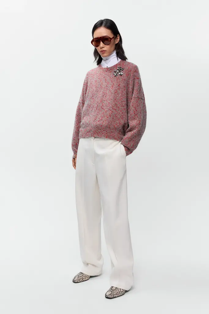 Cordera Speckled Crewneck Sweater