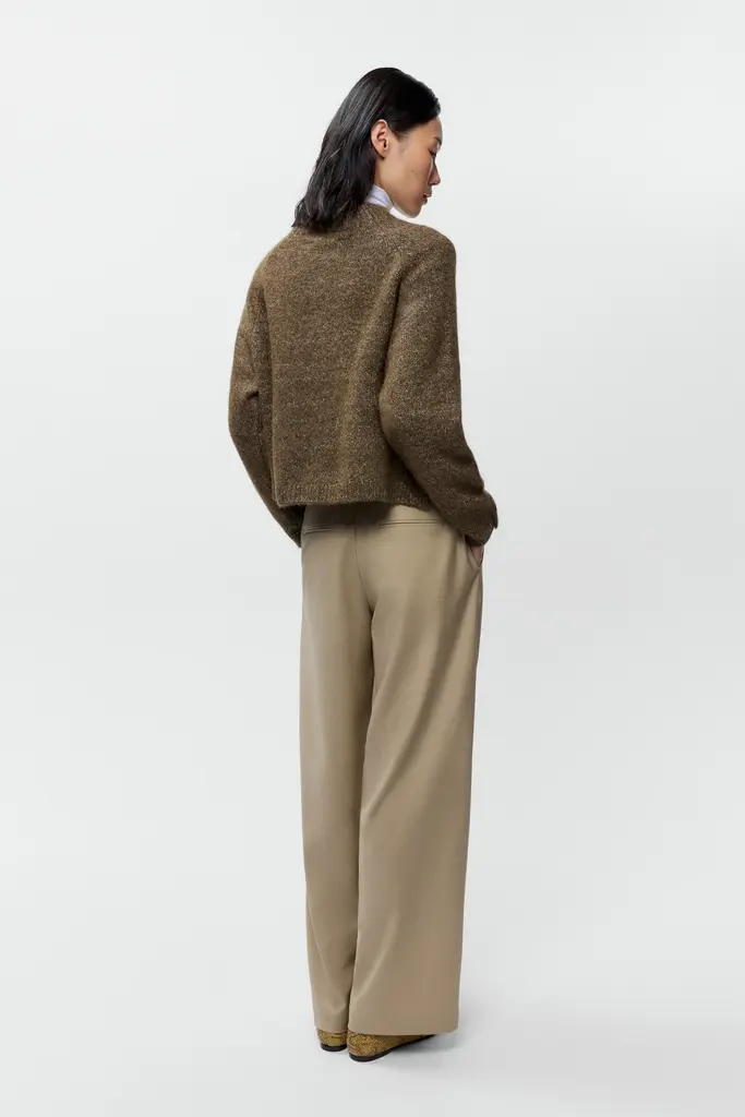 Cordera Melange Polo Sweater