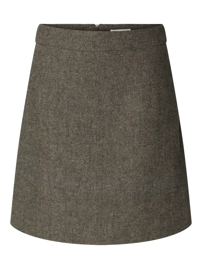 Selected Reeda Wool Short Skirt