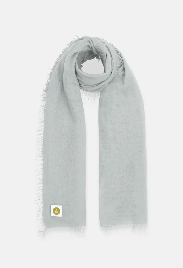 Von Goat Scarf Soft Blue