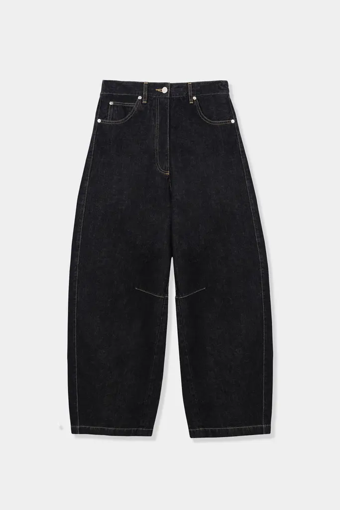 Cordera Curved Baggy Jeans