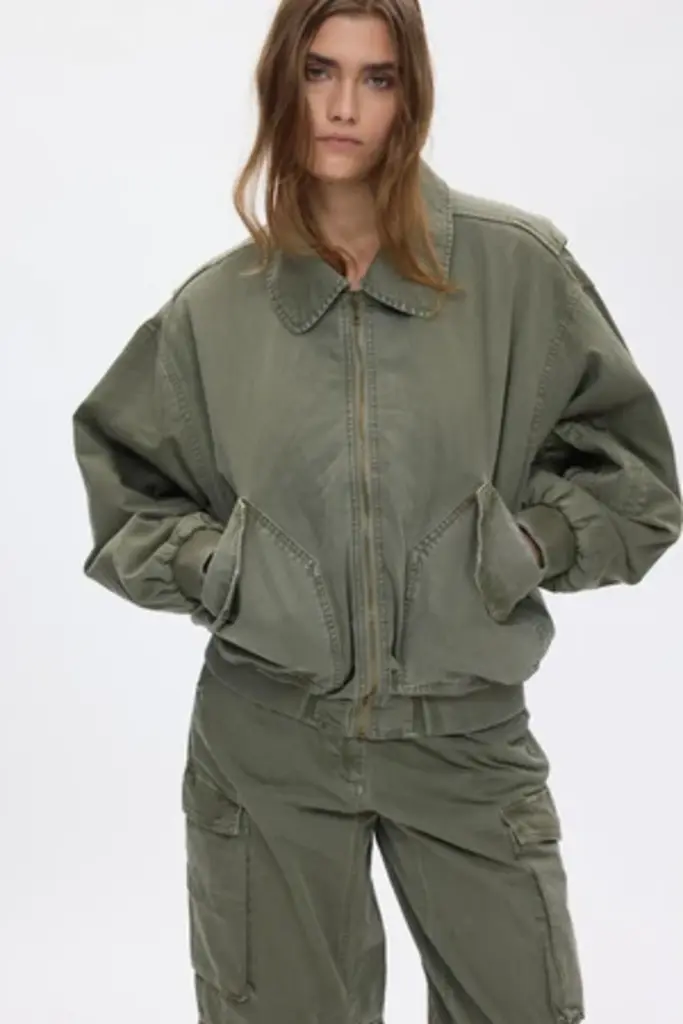 Rabens saloner Canvas Padded Bomber