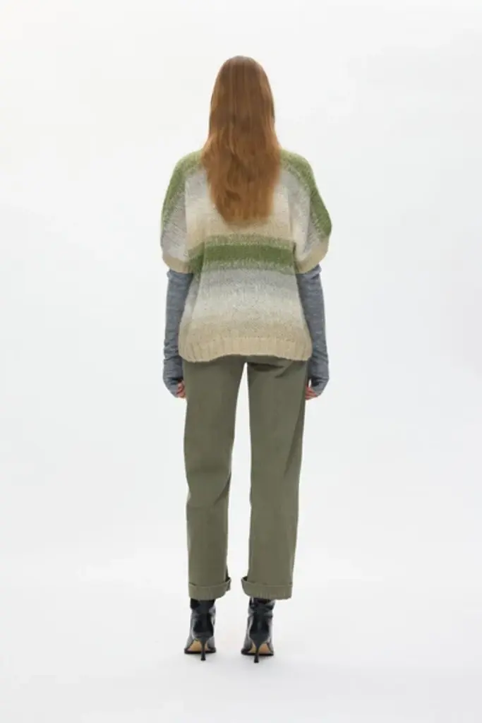 Rabens saloner Blurred Yarn Boxy Sweater