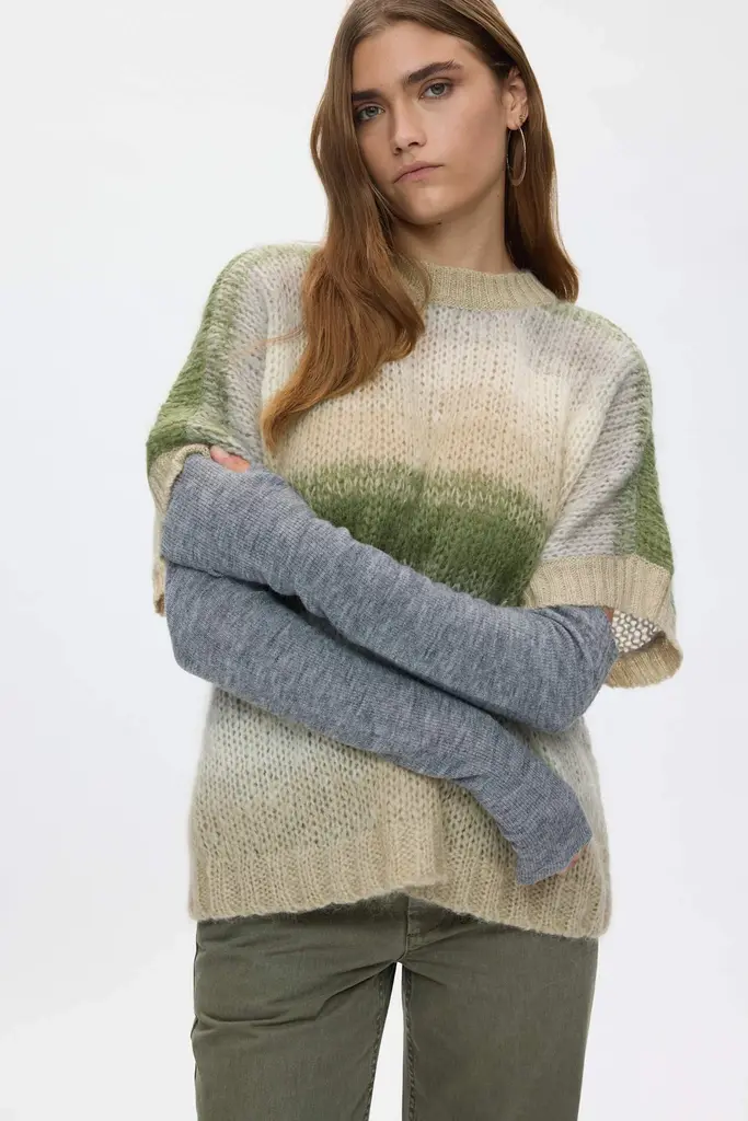 Rabens saloner Blurred Yarn Boxy Sweater