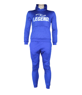 Legend Sports Joggingpak dames/heren met hoodie blauw