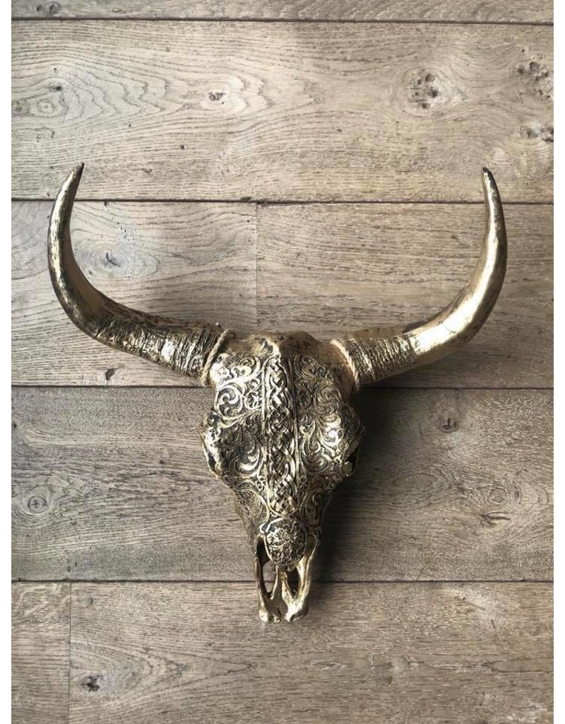 Damn Skull bronze 40cm