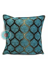 Damn Honeycomb turquoise pillow case / cushion cover ± 45x45cm