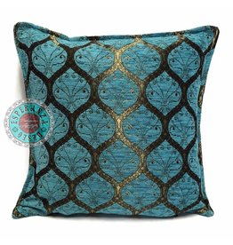 Damn Honeycomb turquoise pillow case / cushion cover ± 45x45cm