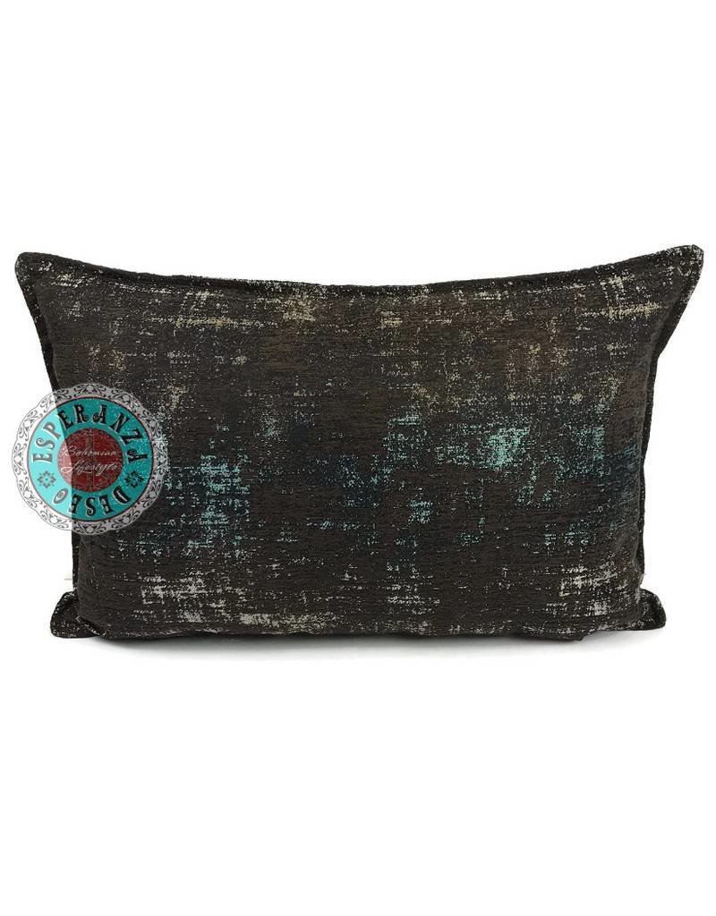 Damn Throw pillow industrial petrol - Copy - Copy - Copy - Copy