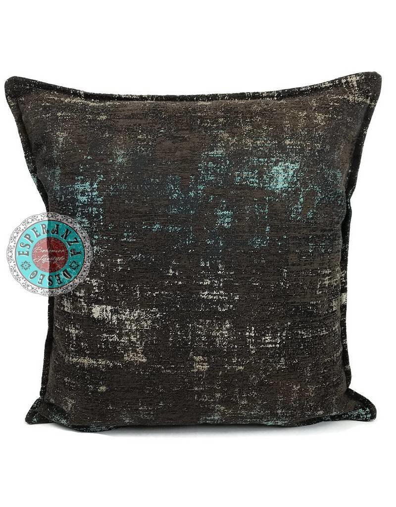 Damn Throw pillow industrial petrol - Copy - Copy - Copy - Copy