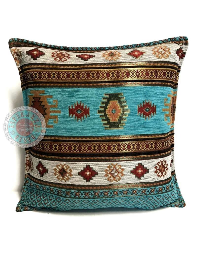 esperanza-deseo Aztec kussenhoes/cushion cover ± 70x70cm