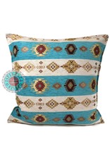 Damn Aztec white stripes pillow case / cushion cover ± 45x45cm