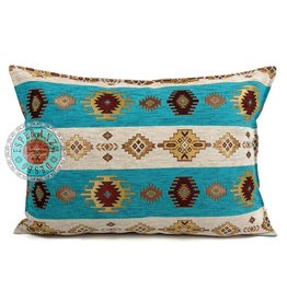 Damn Aztec white stripes pillow case / cushion cover ± 50x70cm